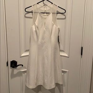 White semi formal dress